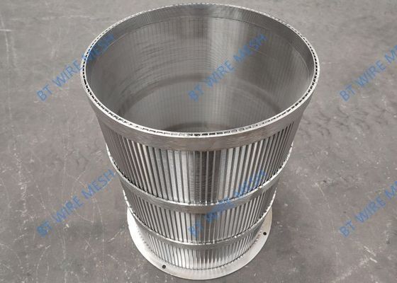 Sieve Tube 316l Wedge Wire Screen Filter 0.2mm - 1.0mm Slot